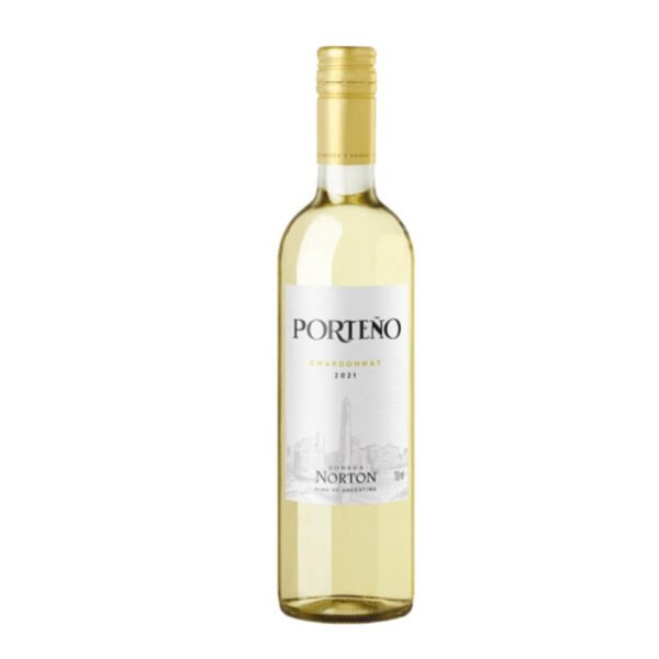 Vinho branco Norton porte o Chardonnay argentino