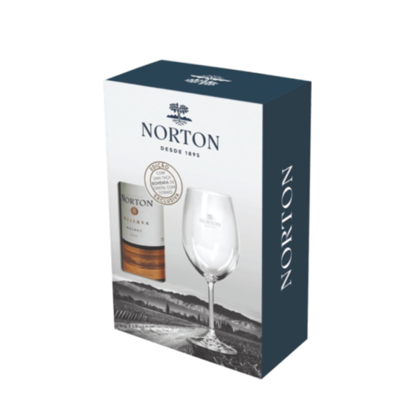 kit vinho Norton + taca